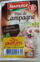 Mängden socker i Pâte de campagne