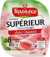 Mängden socker i Jambon cuit supérieur avec couenne 8 tranches