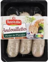 Mängden socker i Andouillettes aux herbes x 3
