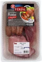 Mängden socker i Grand plateau de potée - barquette