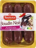 Mängden socker i Boudin noir antillais