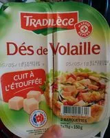 Mängden socker i Dès de volaille