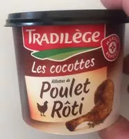 Mängden socker i Les Cocottes rillettes de poulet roti