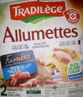 Mängden socker i Allumettes fumées Tradilège VPF -25% sel