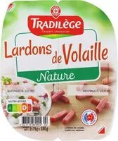 Mängden socker i Lardons de volaille nature