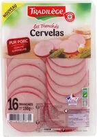 Mängden socker i Cervelas 16 tranches