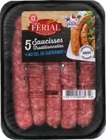 Mängden socker i Saucisses traditionnelles au sel de Guérande x 5