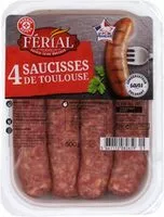 Mängden socker i 4 Saucisses de Toulouse