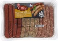 Mängden socker i Assortiment : 4 chipolatas + 4 chipolatas aux herbes + 4 merguez