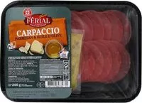 Mängden socker i Carpaccio parmesan et huile d'olive