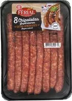 Mängden socker i Chipolatas dégustation 'longues' x 8