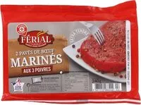 Mängden socker i Pave boeuf aux 3 poivres Ferial Viande bovine francaise