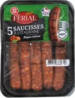 Mängden socker i Saucisse a l italienne x5 300g(s)
