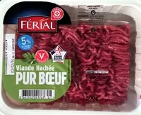 Mängden socker i Viande Hachée Pur Bœuf 5% MG