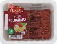 Mängden socker i Viande hachée spécial bolognaise 20 % Mat. Gr.