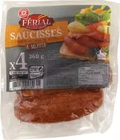 Mängden socker i 4 Saucisses Fumées au bois de hêtre (à mijoter)
