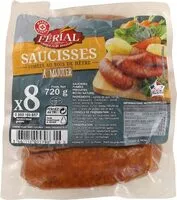 Mängden socker i Saucisses fumées x 8