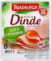 Mängden socker i Blanc de dinde Tradilège 8 tranches