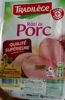 Mängden socker i Rôti de Porc Qualité Supérieure (6 Tranches + 3 Gratuites)
