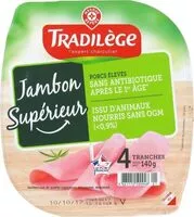 Mängden socker i Jambon Supérieur