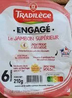 Mängden socker i Le Jambon Supérieur Engagé