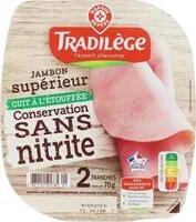 Mängden socker i Jambon supérieur cuit à l'étouffée