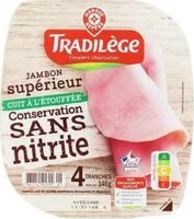 Mängden socker i Jambon supérieur Sans nitrite