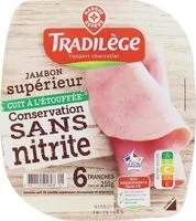 Mängden socker i Jambon sup dd 6t sans nitrites