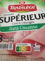 Mängden socker i Jambon supérieur cuit à l'étouffee