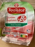 Mängden socker i jambon supérieur label rouge