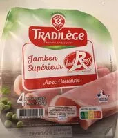 Mängden socker i Jambon supérieur avec couenne label rouge