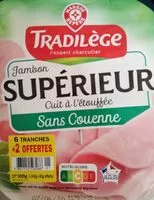 Mängden socker i Jambon supérieur sans couenne