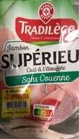 Mängden socker i Jambon superieur