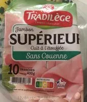 Mängden socker i jambon superieur