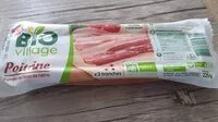 Mängden socker i Poitrine fum. 3t epaisses 225g bio