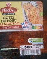 Mängden socker i Côté de porc à la mexicaine