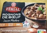 Mängden socker i Rognons de boeuf sauce madère