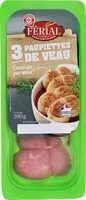 Mängden socker i Paupiettes de veau x 3