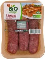 Mängden socker i 3 saucisses Toulouse