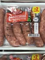 Mängden socker i Saucisse de toulouse