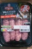 Mängden socker i Saucisse de Toulouse
