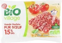 Mängden socker i Viande hachée bio 15% Mat. Gr.