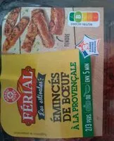 Mängden socker i Émincés de boeuf à la provençale