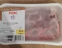 Mängden socker i Porc cote echine x2