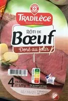 Mängden socker i Roti de boeuf