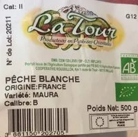 Mängden socker i Peche blanche