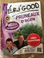 Mängden socker i Pruneaux d'Agen réhydrater pasteurisés