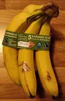 Mängden socker i 5 bananes d'Afrique commerce équitable
