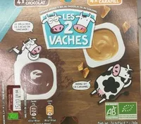 Mängden socker i Crèmes Dessert Chocolat ou Caramel - Les 2 vaches