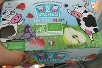 Mängden socker i LES 2 VACHES P'TIT MIAM FRUITS 50GX12